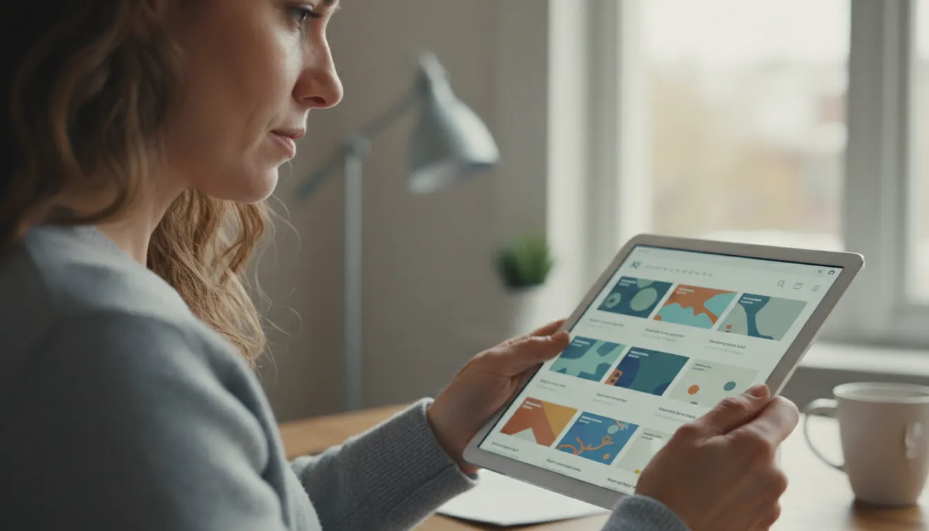 RSS feed reader application displaying financial news articles